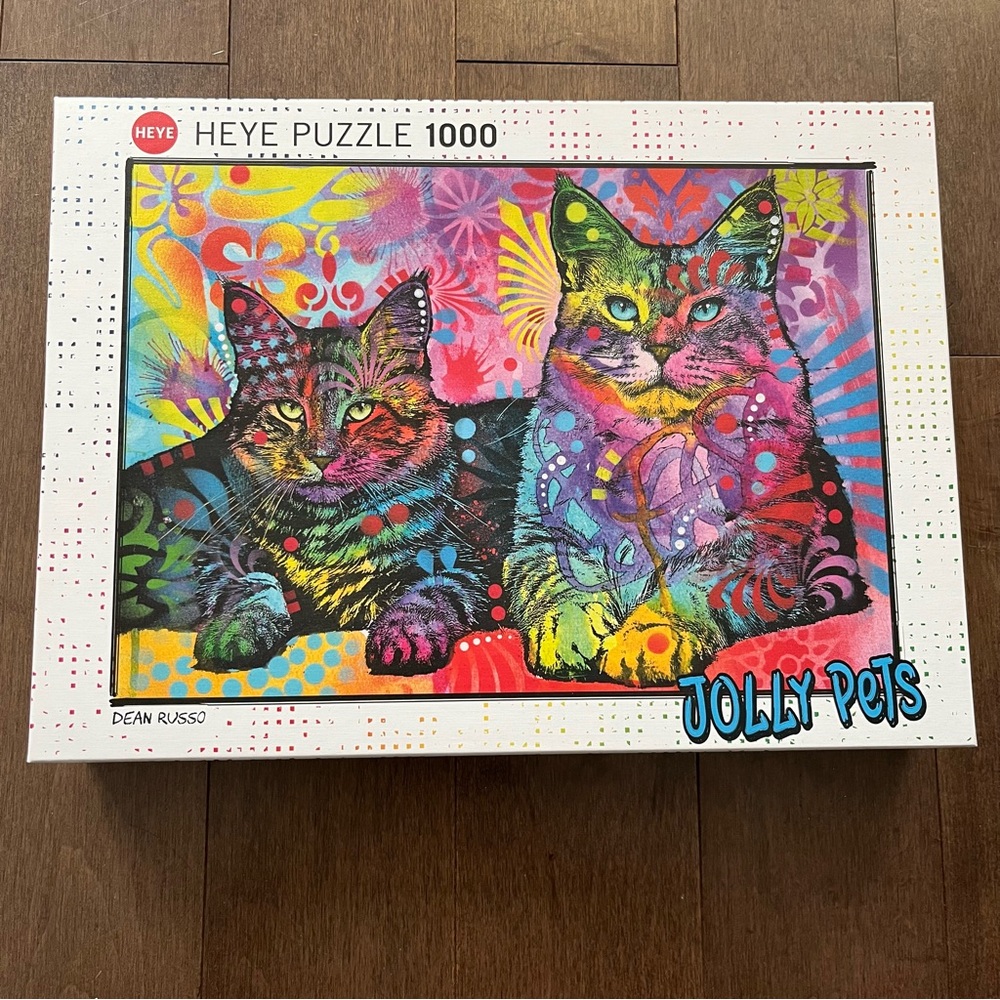 ✨2/$20✨  “Devoted 2 Cats” 1000 Piece Puzzle